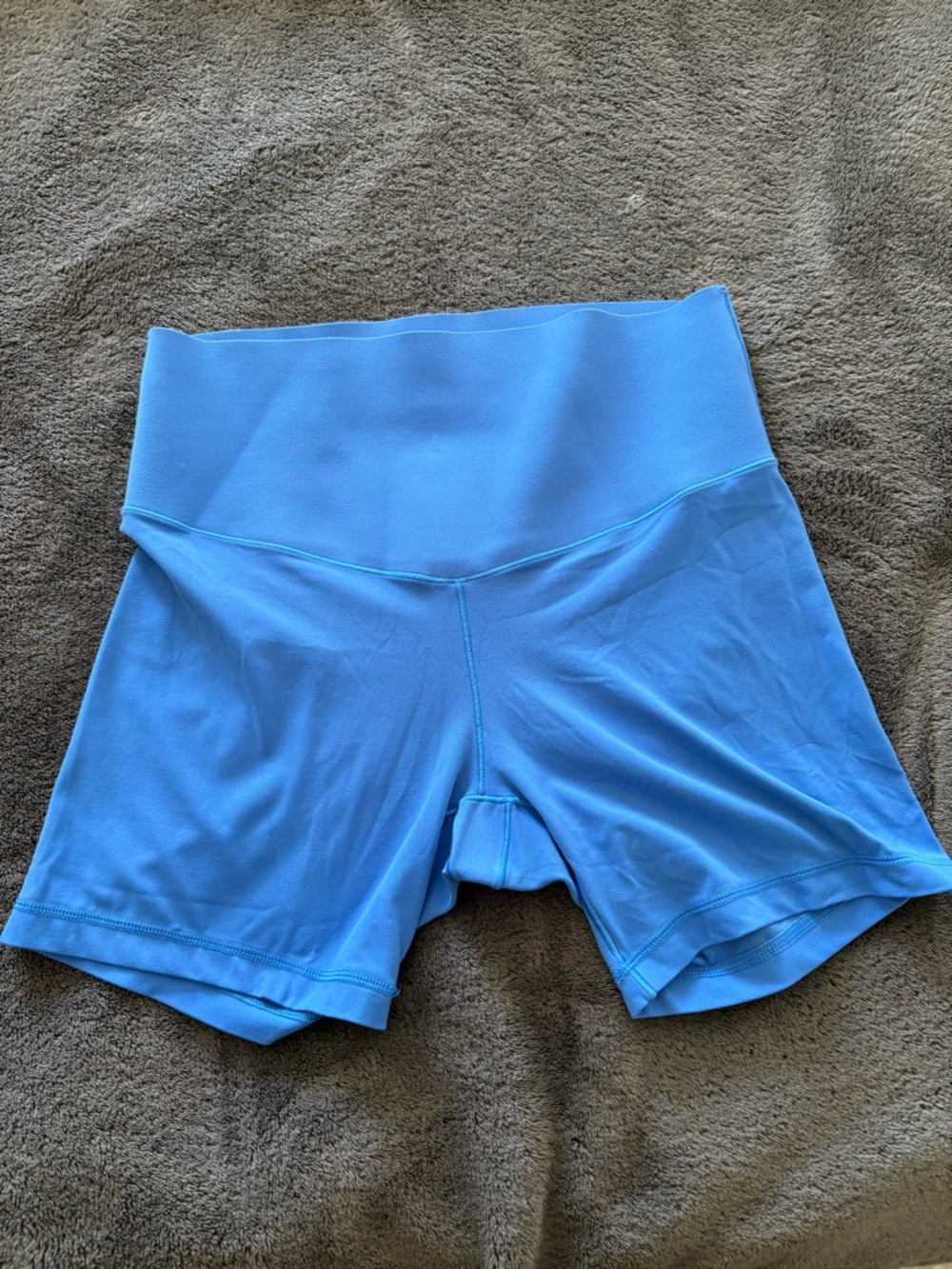 Offline by Aerie High-Waist Blue Active Bike Shorts